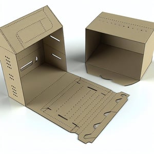 CAD design for cardboard packaging
