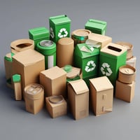 Circular reuse and recycle packaging