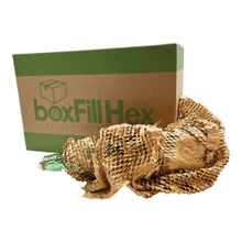 BoxFillTM Hex Stretchable Paper Voidfill 100% Recycled